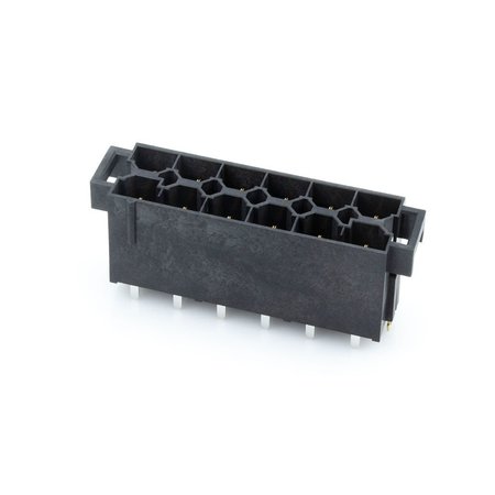 MOLEX Rectangular Power Connector, 12 Contact(S), Male, Solder Terminal, Receptacle 439151204